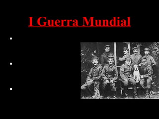 I Guerra Mundial
 Ansioso para luchar por
Alemania.
 No acepta la derrota de
Alemania.
 Era un mensajero del
regimiento
 