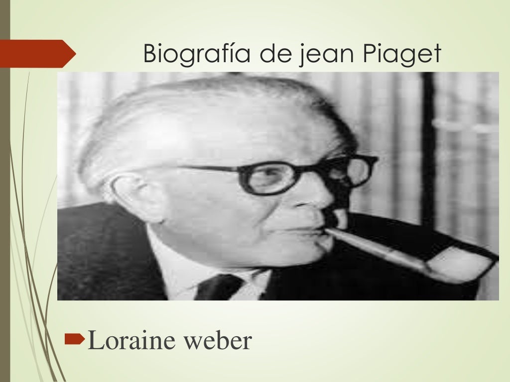 Biografía de jean piaget