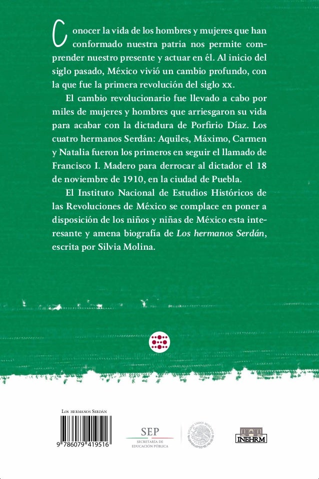 Biografía de los Hermanos Serdán para niños Biografía de los Hermanos Serdán para niños