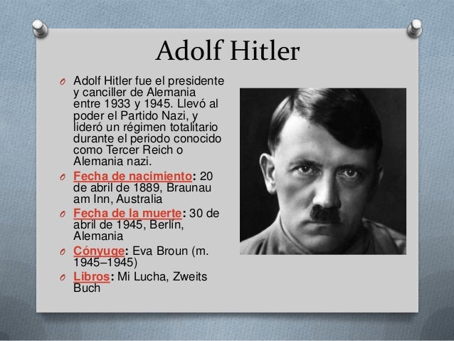 Adolf Hitler Biography Espanol | biograf 237 as de personajes de la historia Adolf Hitler Biography Espanol | biograf 237 as de personajes de la historia