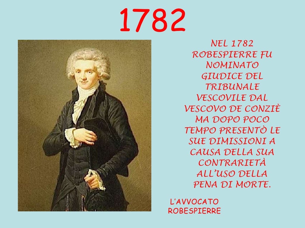 Biografia robespierre