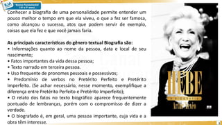 biografia.pdf gênero textual e autobiografia | PDF