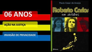 06 ANOS
AÇÃO NA JUSTIÇA

INVASÃO DE PRIVACIDADE

 