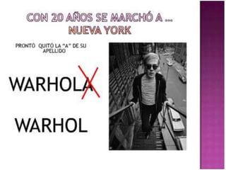Biografia andy warhol