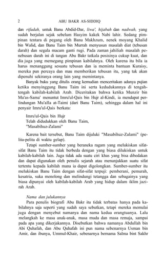 abu bakar as siddiq biodata