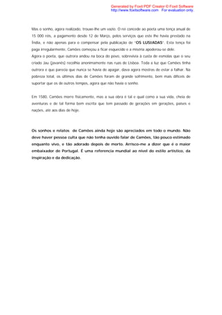 Biografia De CamõEs