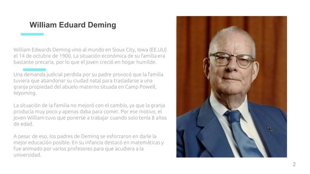 Biografia de edward deming