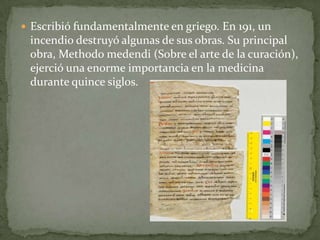 Identificó siete pares de nervios craneales.