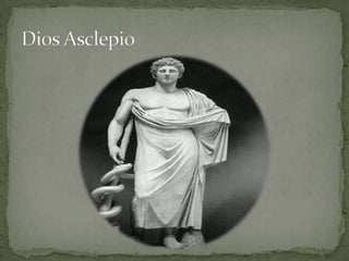 Galeno, desde muy joven, se interesó por una gran variedad de temas tales como: agricultura, arquitectura, astronomía, astrología, filosofía, hasta el momento en el que se concentró en la medicina. A los veinte años, Galeno se convierte en  discípulo o socio del dios Asclepio en Pérgamo durante cuatro años, donde iniciaría sus estudios de medicina. Dios Asclepio