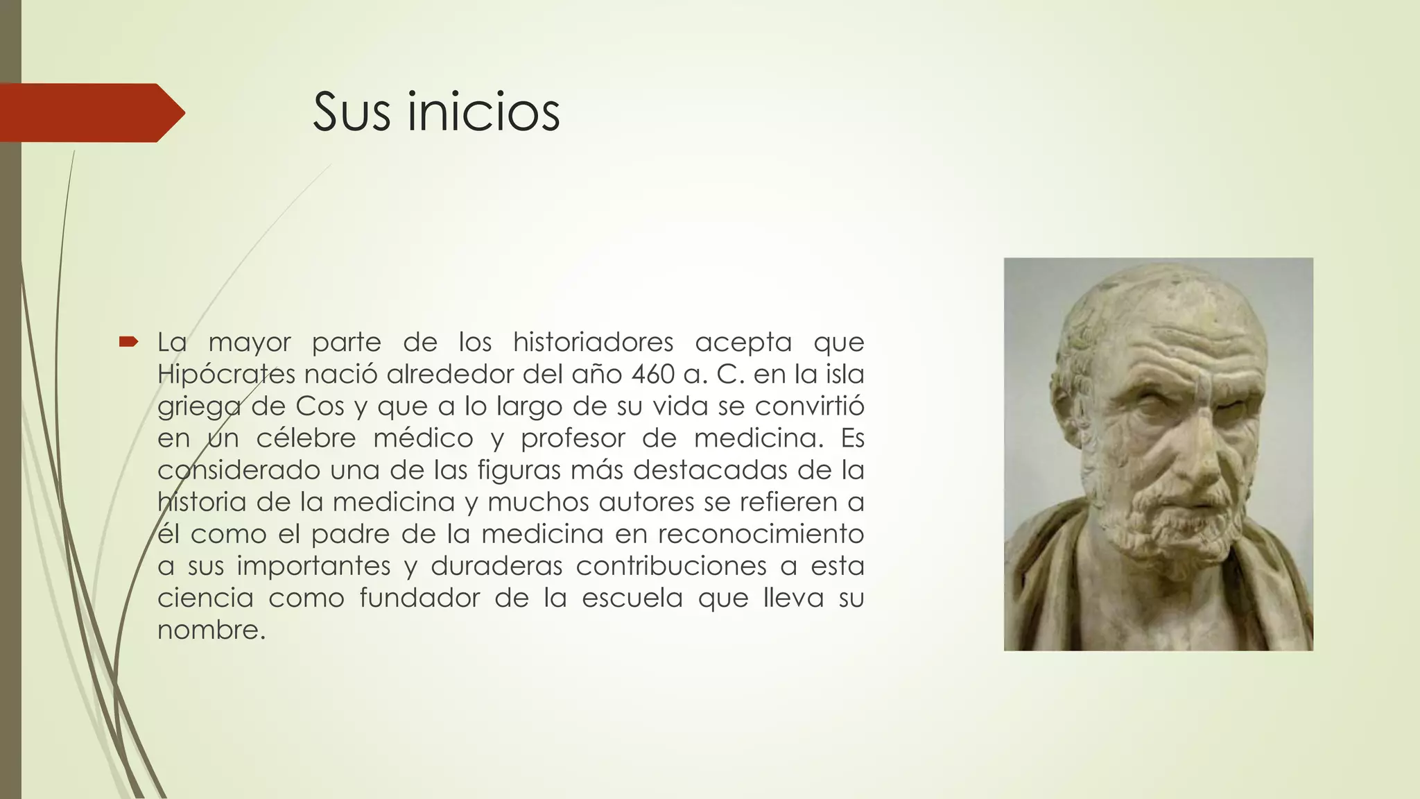 Biografia de hipocrates PPT