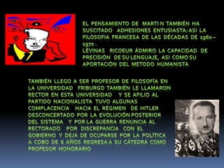 Biografia de nieidegger martha