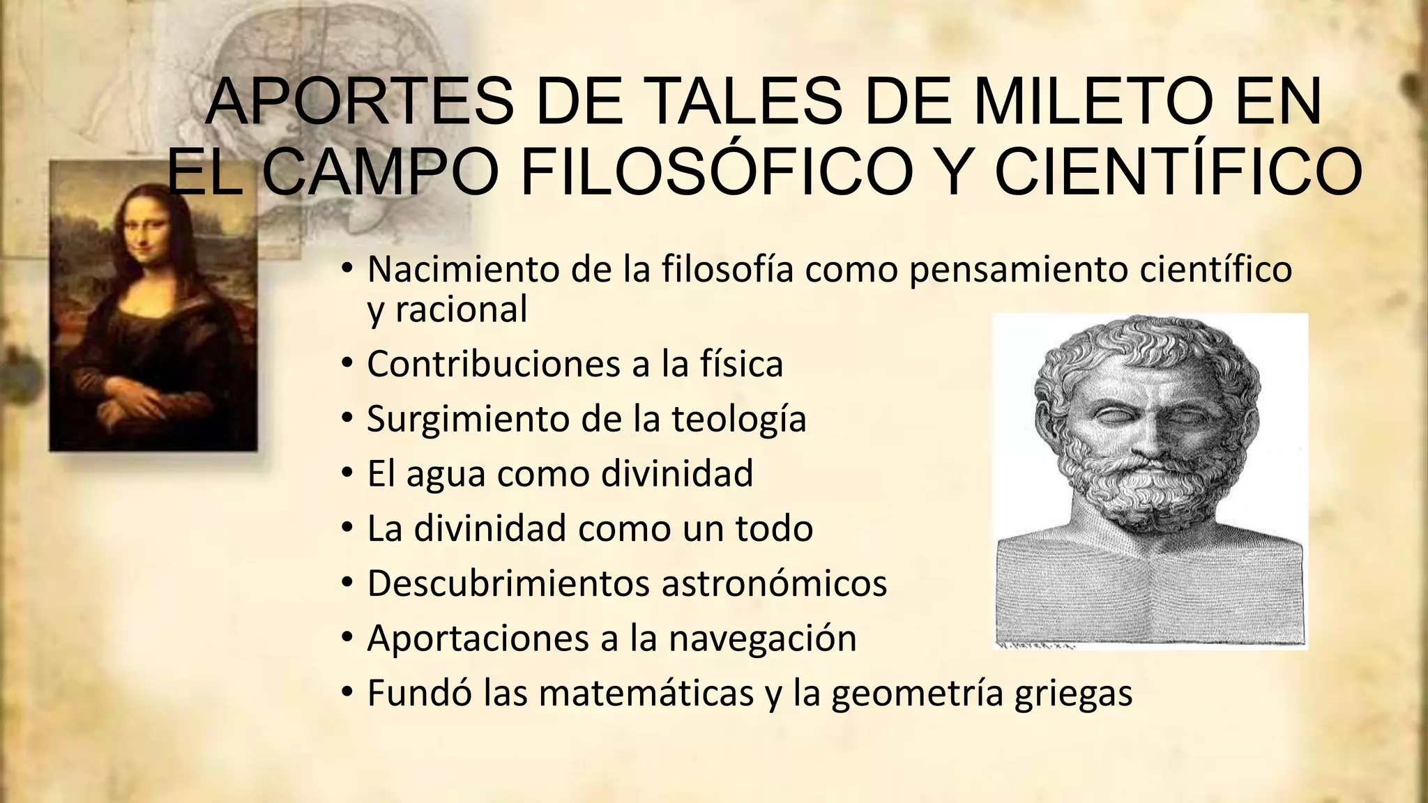 Biografia de tales de mileto | PPT