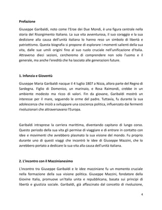 Biografia di Giuseppe Garibaldi Eroe dei due Mondi di Bing Copilot 21 ...