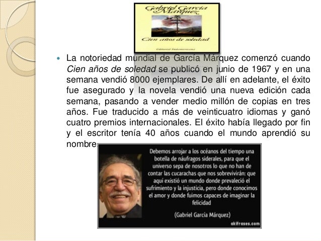 Biografia gabriel garcia marquez