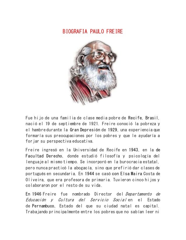 ¿Quién fue Paulo Freire?