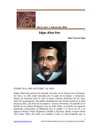 Biografía Poe