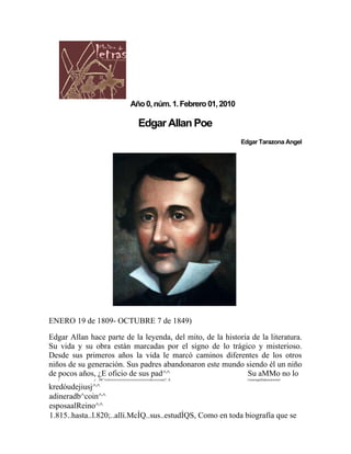 Biografía Poe