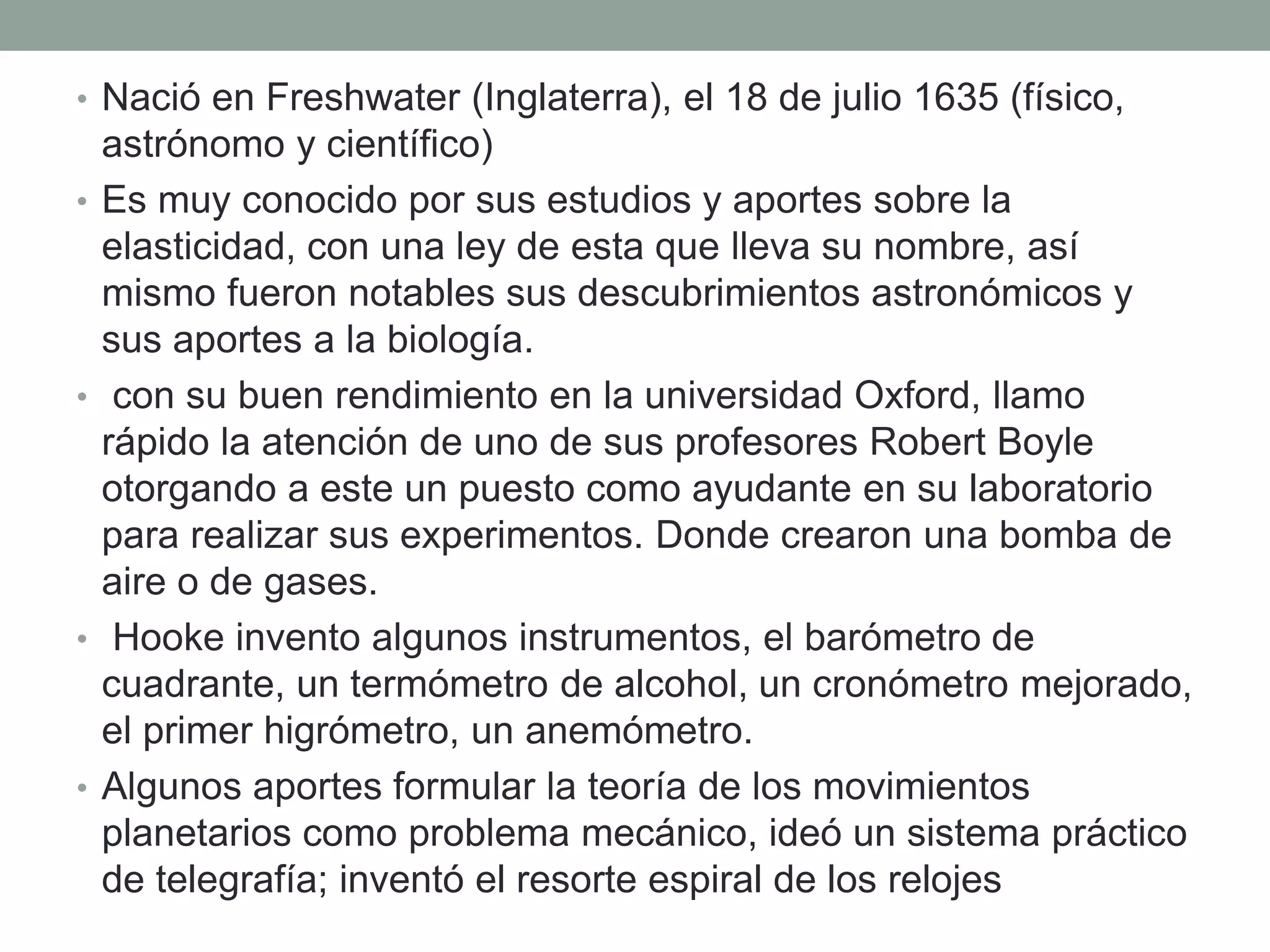 Biografias de galileo, hooke, herzh