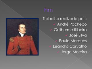 2ª invasãoEnquanto em Portugal se lutava contra a ocupação francesa, Napoleão mantinha no trono espanhol o seu irmão José Bonaparte. Os espanhóis, em revolta contra os usurpadores franceses, obtêm apoio das tropas britânicas estacionadas no norte de Portugal. Sob o comando de John Moore, os Britânicos passam a fronteira no início de 1809, para serem derrotados, na Corunha, pelo Marechal Nicolas Jean de Dieu Soult. Obrigadas a retirar, deixaram a descoberto a fronteira com Portugal, permitindo a Soult invadir o país pela fronteira de Trás-os-Montes e Alto Douro (Chaves) em Março de 1809, vencendo a Batalha do Carvalho d'Este e avançando até à cidade do Porto, que ocuparam a 24 desse mês, fixando fronteira no rio Douro.A 12 Maio desse mesmo ano, tropas Luso-Britânicas sob o comando do General Arthur Wellesley e do comandante-em-chefe o Marechal William Carr Beresford, atravessaram o Rio Douro e venceram a chamada batalha do Douro, reconquistando a cidade do Porto (29 de Maio) e expulsando o invasor, que se retirou para a Galiza. Seguindo para o sul, as tropas de Wellesley travaram a batalha de Talavera em território espanhol e regressaram a Portugal.