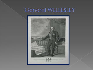  Entretanto, a Inglaterra(nossa aliada e a quem Portugal tinha pedido auxílio) mandou desembarcar cerca de 9000 militares ingleses na praia de lavos ( próximo da figueira da foz ). Deve-se-lhe a organização das tropas portuguesas e inglesas, formando o exército anglo-português. Foi o responsável pelas várias vitórias obtidas sobre as tropas francesas comandadas pelo general junot que comandou a primeira invasão francesa