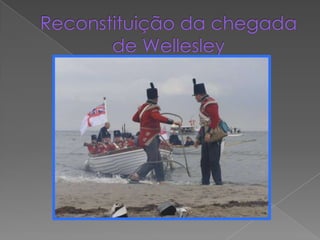 A vida do general wellesleyAs intenções do irmão de aproveitar a guerra na Europa para expandir o domínio britânico na Índia, permitiram a Arthur wellesley ascender ao generalato. Participou, logo em 1799, na campanha contra o sultão Tipu. O Tigre de Misore, sendo nomeado governador de Seringapatan, a capital do potentado, após a sua conquista em Abril. Em 1802, já major-general, foi responsável pela luta contra os potentados maratas que tinham deposto Baji Rau, fundador da dinastia dos Pexuás e organizar da Confederação Marata, tornado, por necessidade, aliado da Companhia das Índias Orientais. A batalha de Assaye, em 23 de Setembro de 1803, e o combate de Argaum, em 29 de Novembro decidiram a contenda. A guerra retomou em 1804, mas o general pediu para regressar à Europa. Em 1 de Setembro foi feito cavaleiro da Ordem do Banho, no dia 10 seguinte desembarcou em Dover.