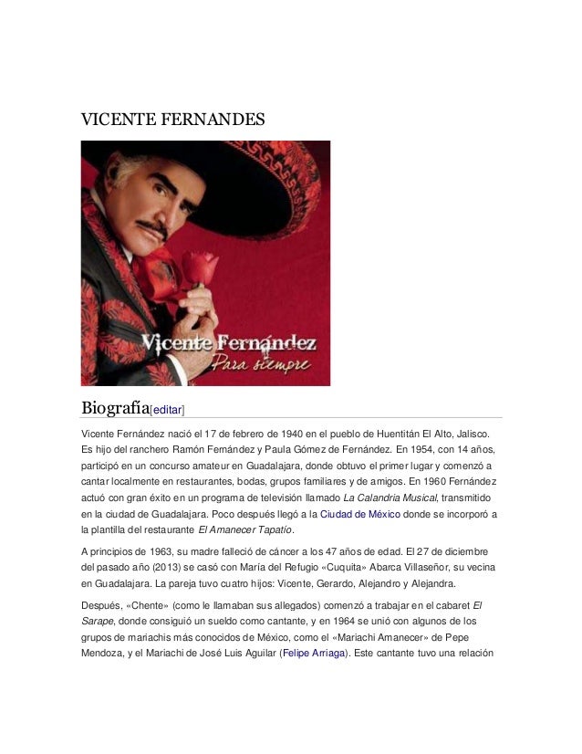 Biografia vicente fernandes Biografia vicente fernandes
