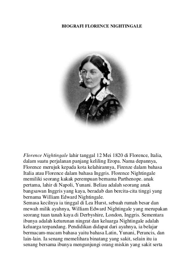 Biografi Florence Nightingale