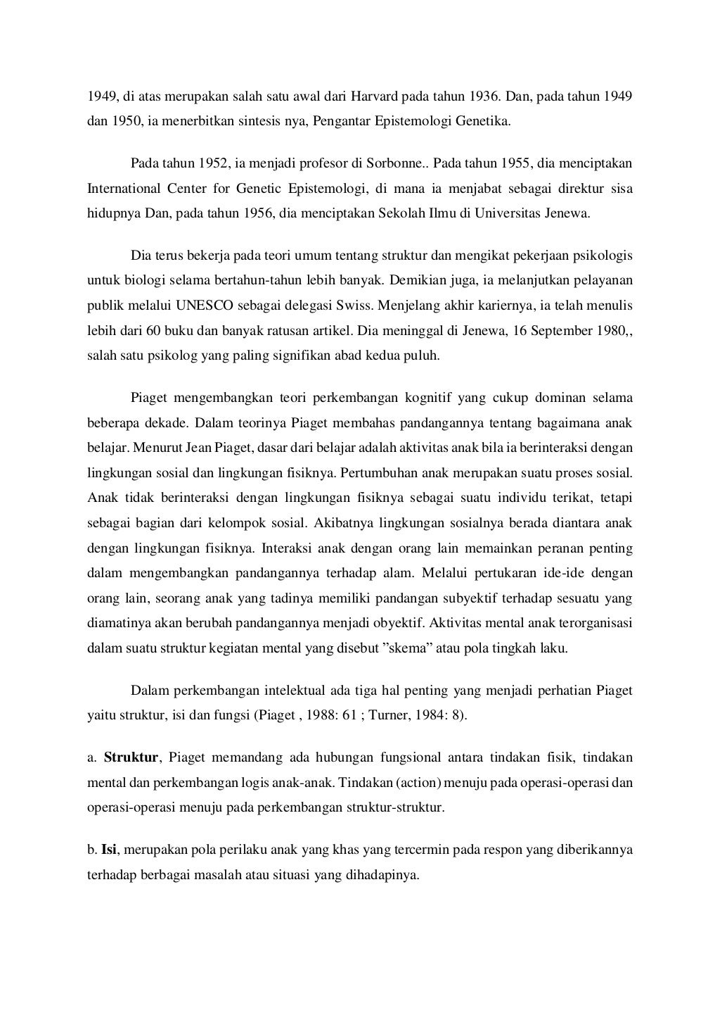 Biografi jean piaget