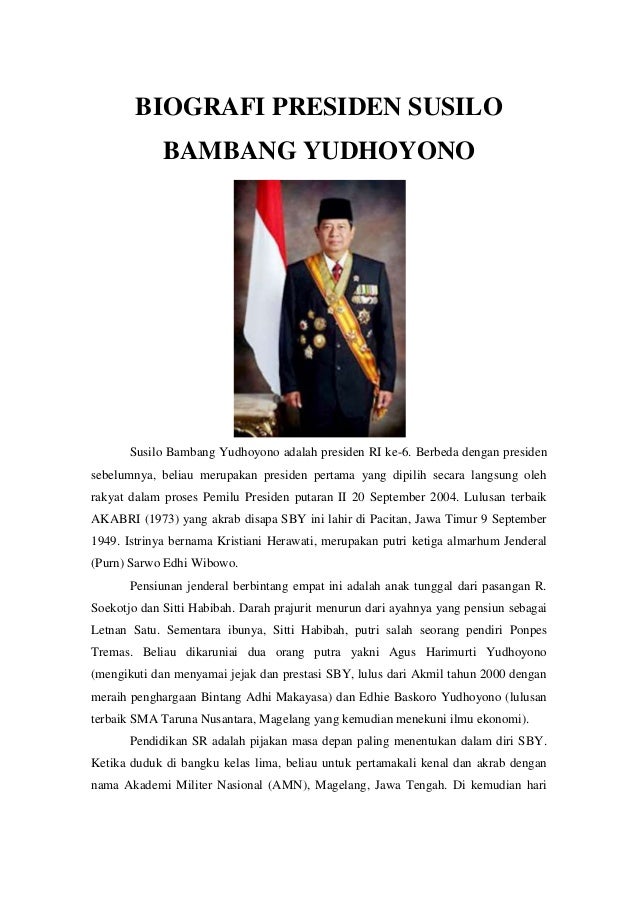 Biografi Sby Soekarno Hatta Dan Jokowi