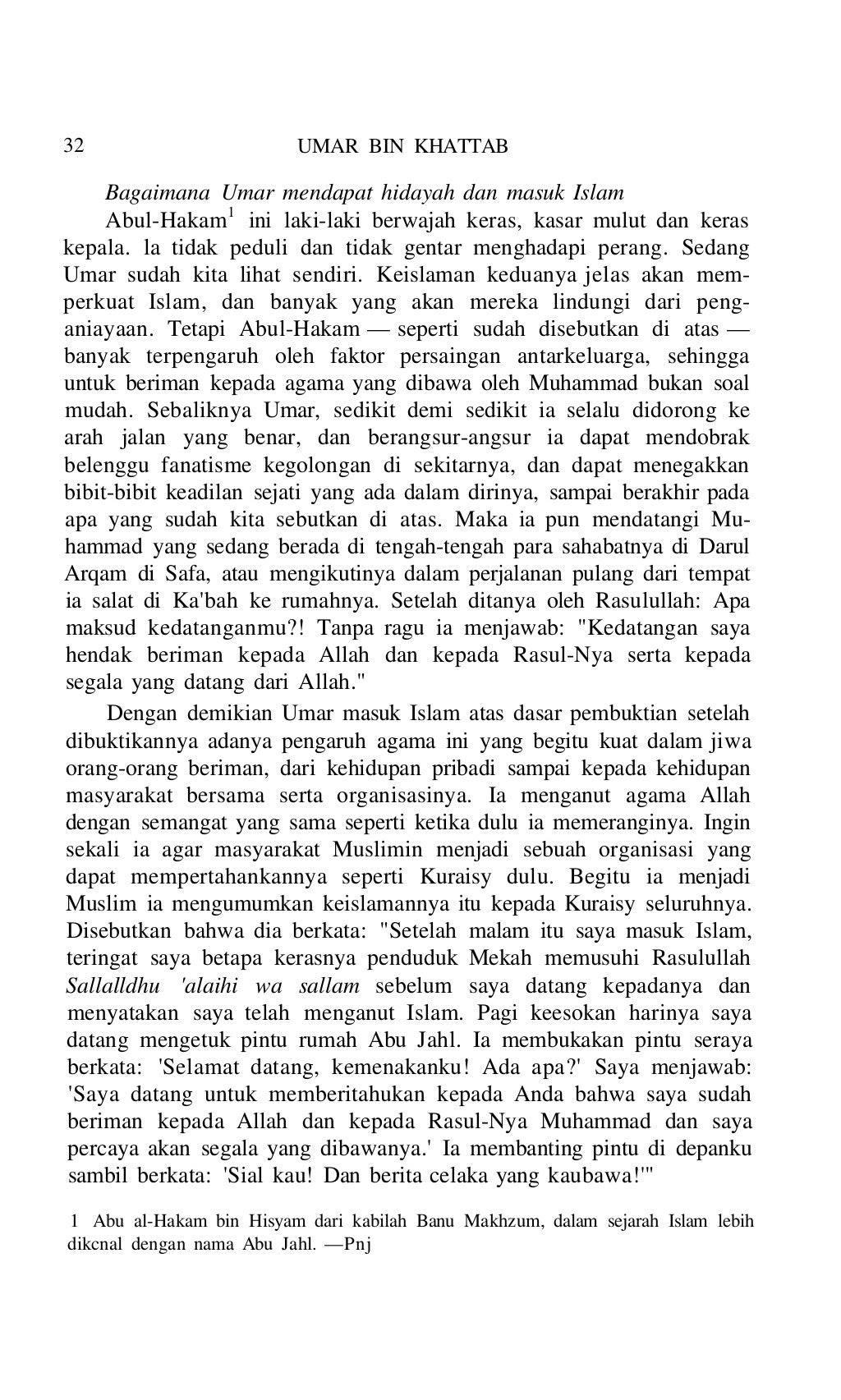 Biografi Umar bin Khattab