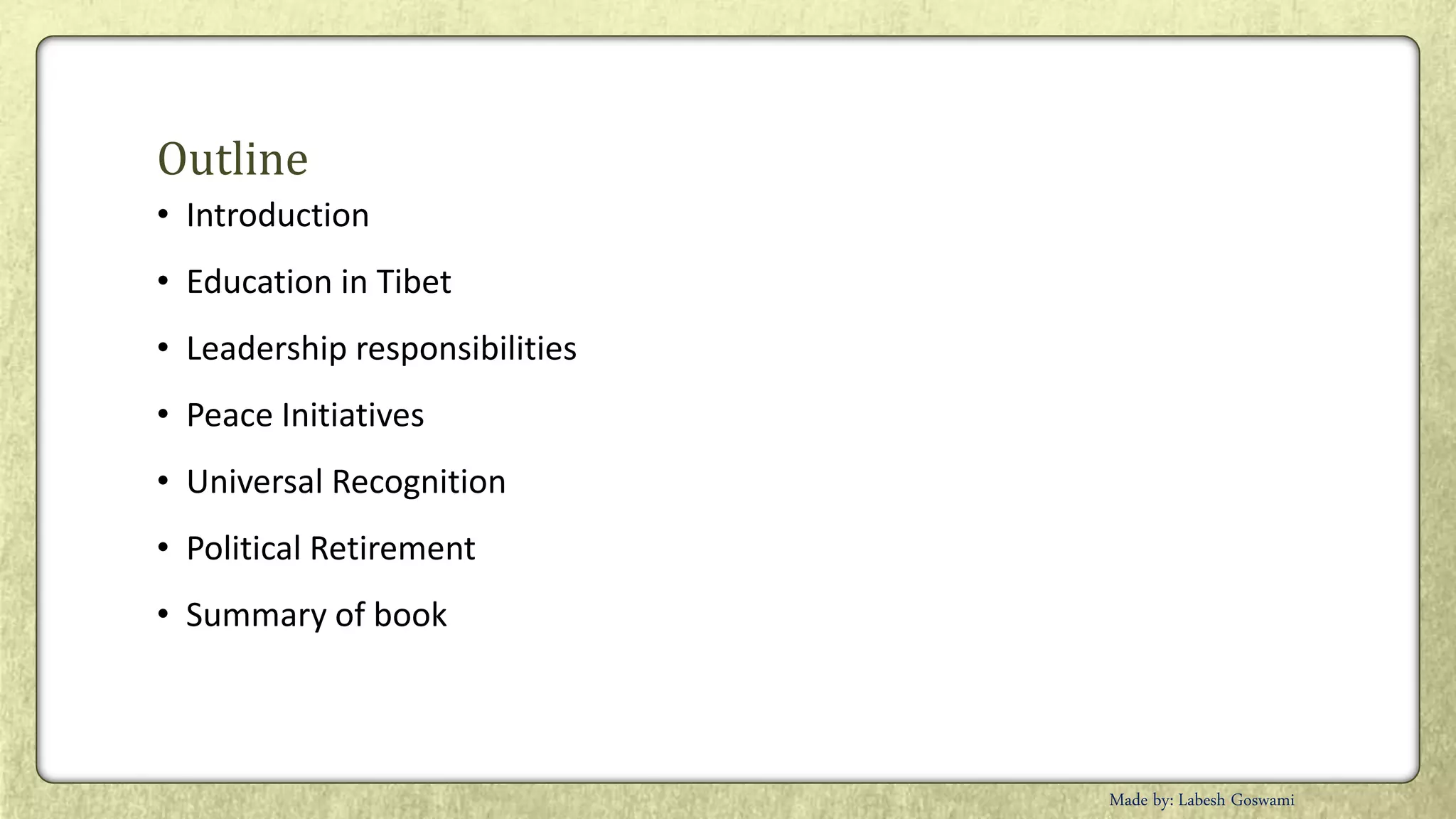 Biography Of Dalai Lama 7 Steps Of Widening The Circle Of Love PPTX Biography of dalai lama 7 steps of widening the circle of love pptx