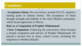 Biographical Overview of Umar ibn alKhattab.pptx