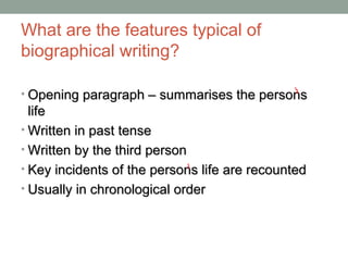Biographies | PPT