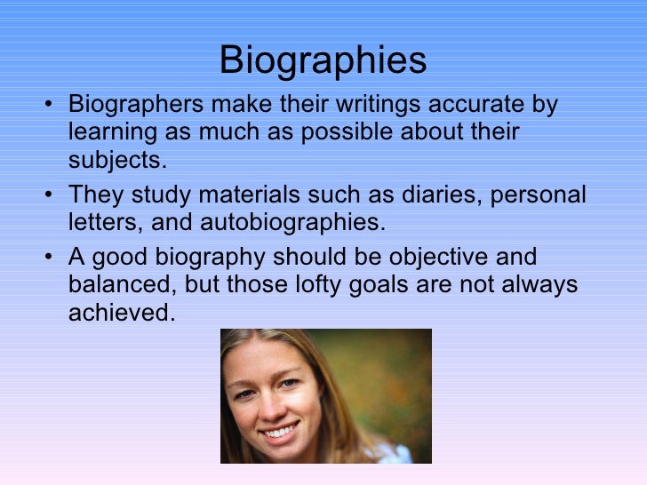 Biographies Vs Autobiographies