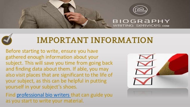 What are biography writing services What are biography writing services
