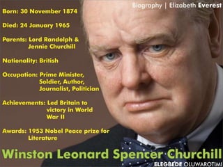 Biography   winston churchill
