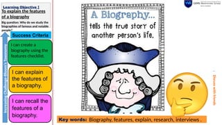 Biography 2.pptx, . ,,'L',;ML,;L'[L'];'[L,,; | PPTX