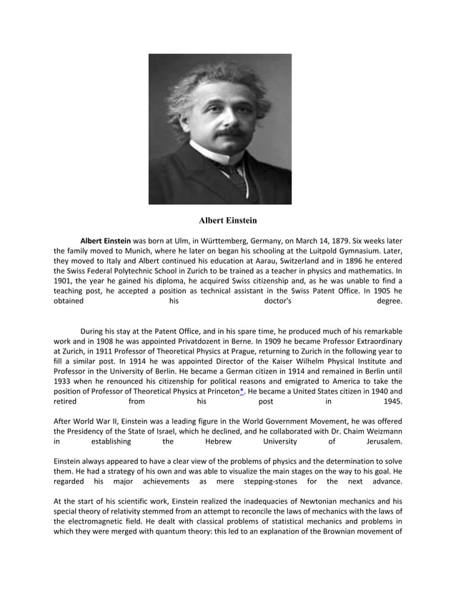 Biography Albert Einstein PDF biography-albert-einstein-pdf