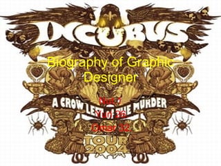 Biography of Graphic Designer Nut.1 Yuri 26. Omar 32. 