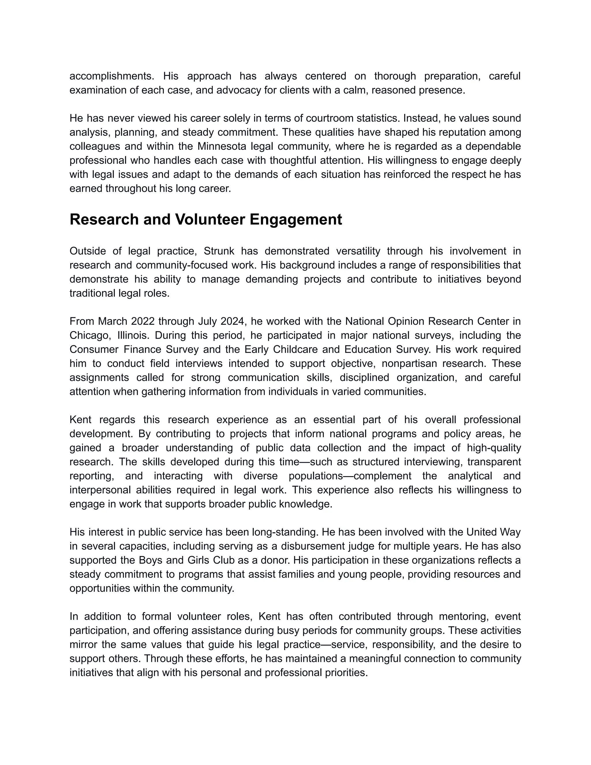 Trial experience has defined Kent Strunk for years | PDF