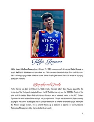 Kiefer Ravena Et Arie Reyes