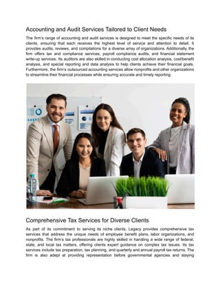 Biography of Legacy Professionals LLP | A Trusted Partner in Accounting ...