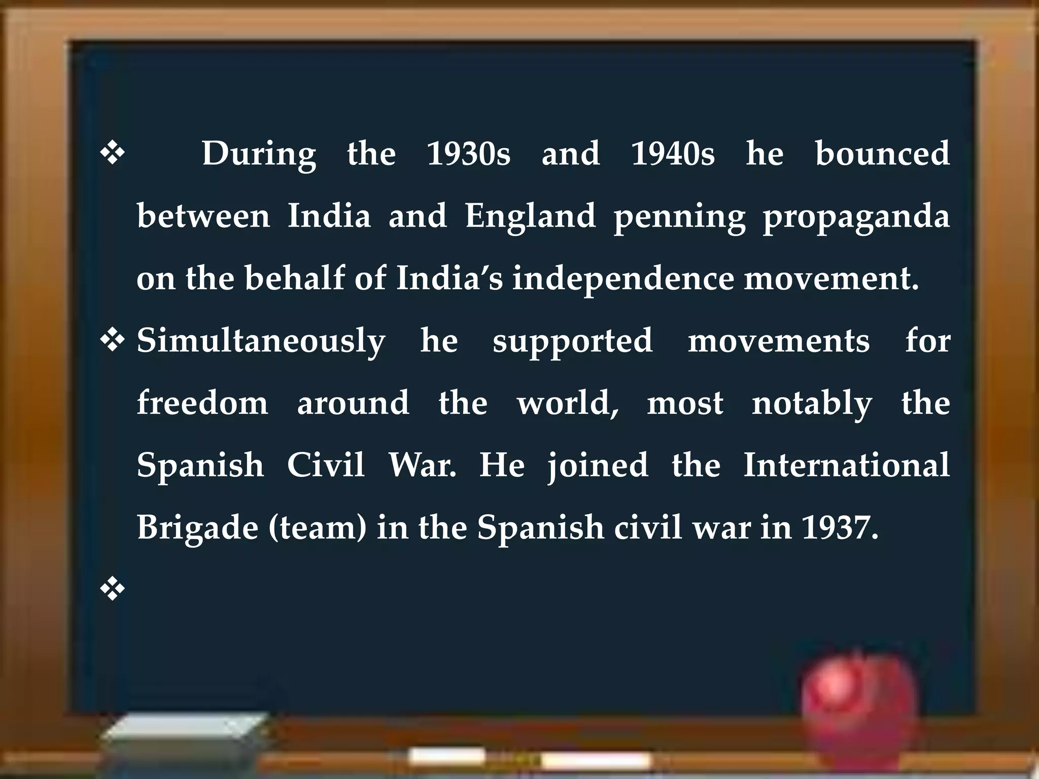 Biography of mulk raj anand. | PPTX