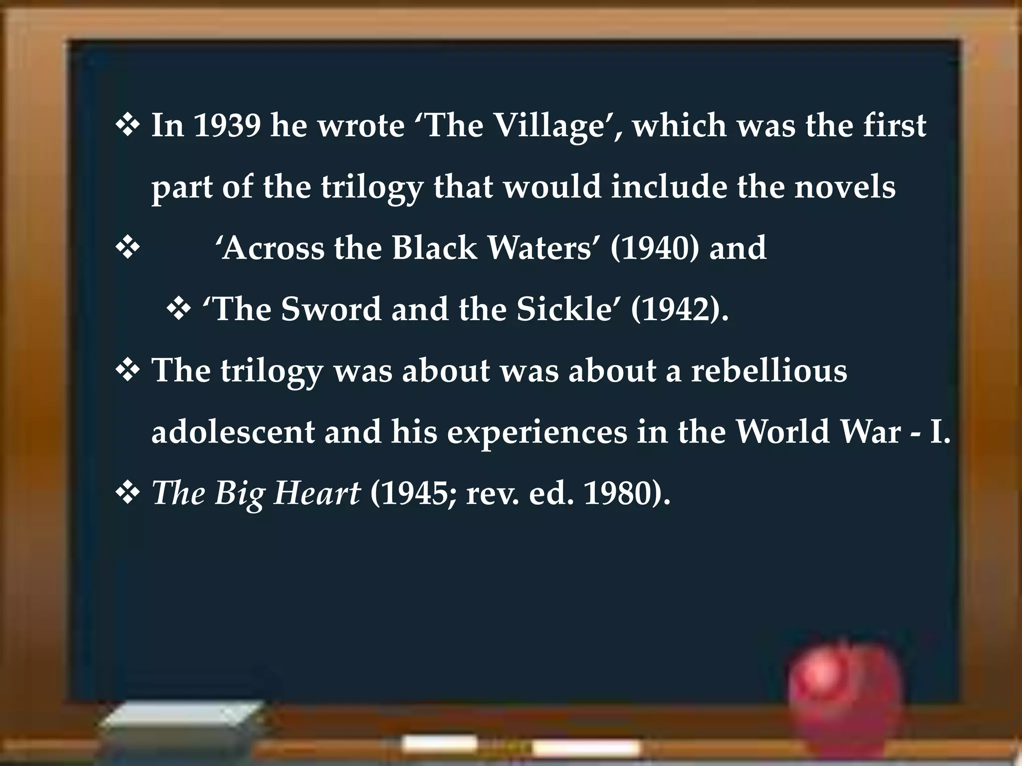 Biography of mulk raj anand. | PPTX