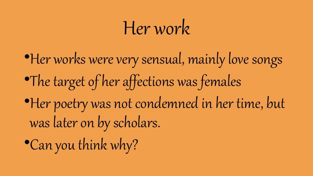 When did sappho die picture