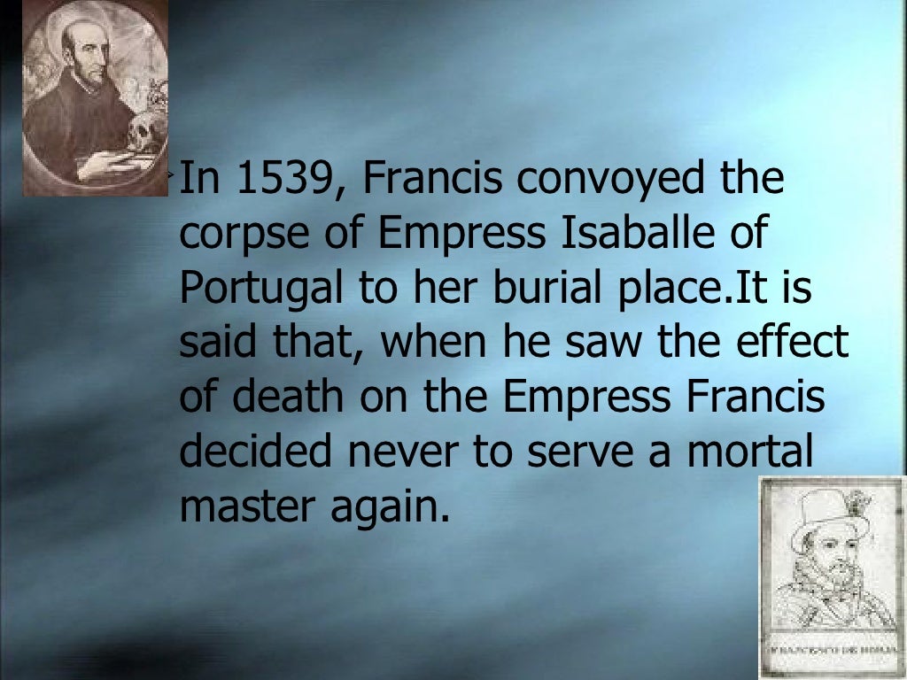 Biography of st. francis xavier