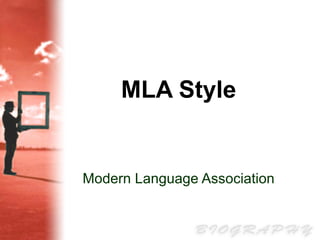 MLA Style Modern Language Association 