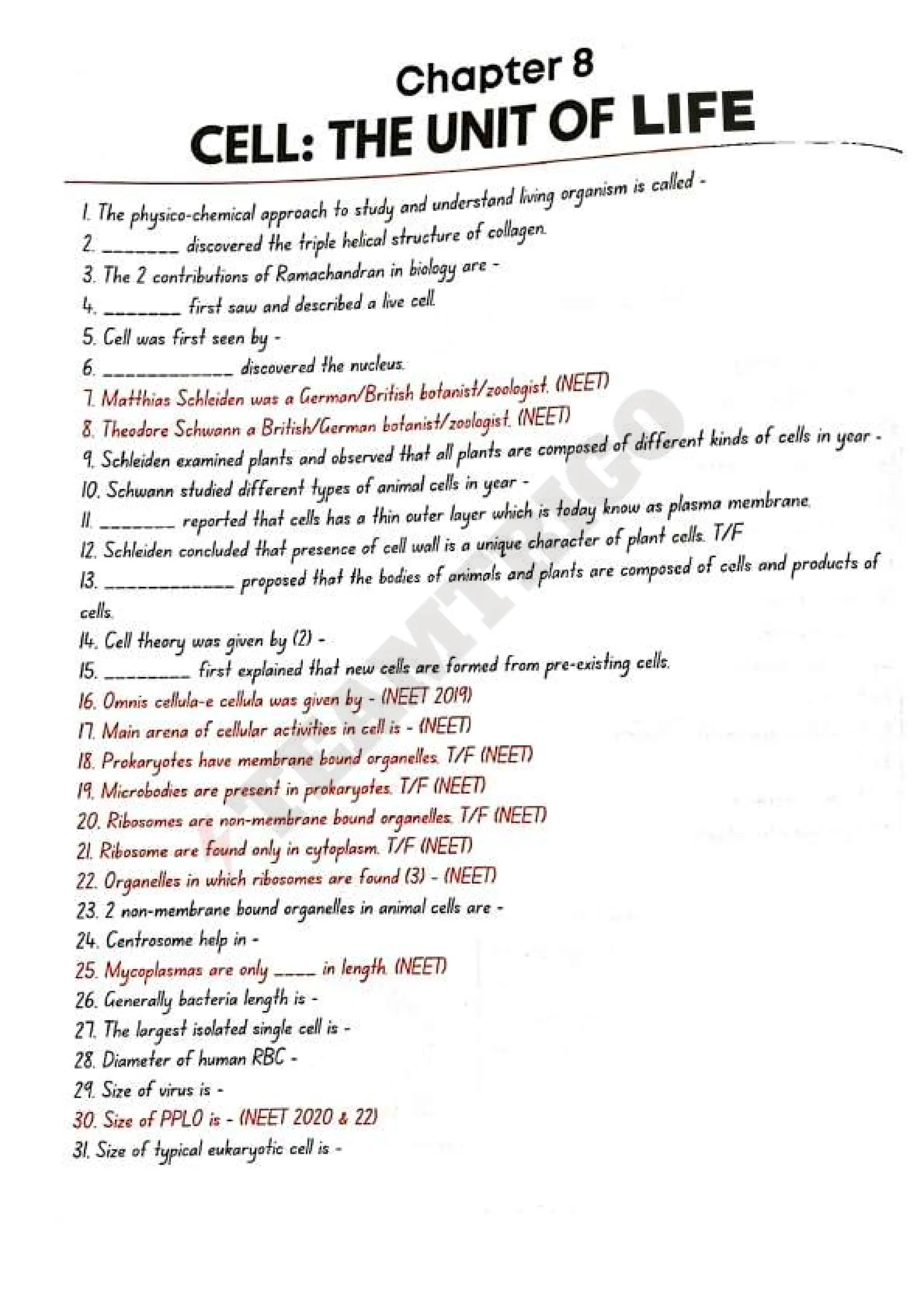 Biohack- class 11 and 12 NEET Parth Goyal