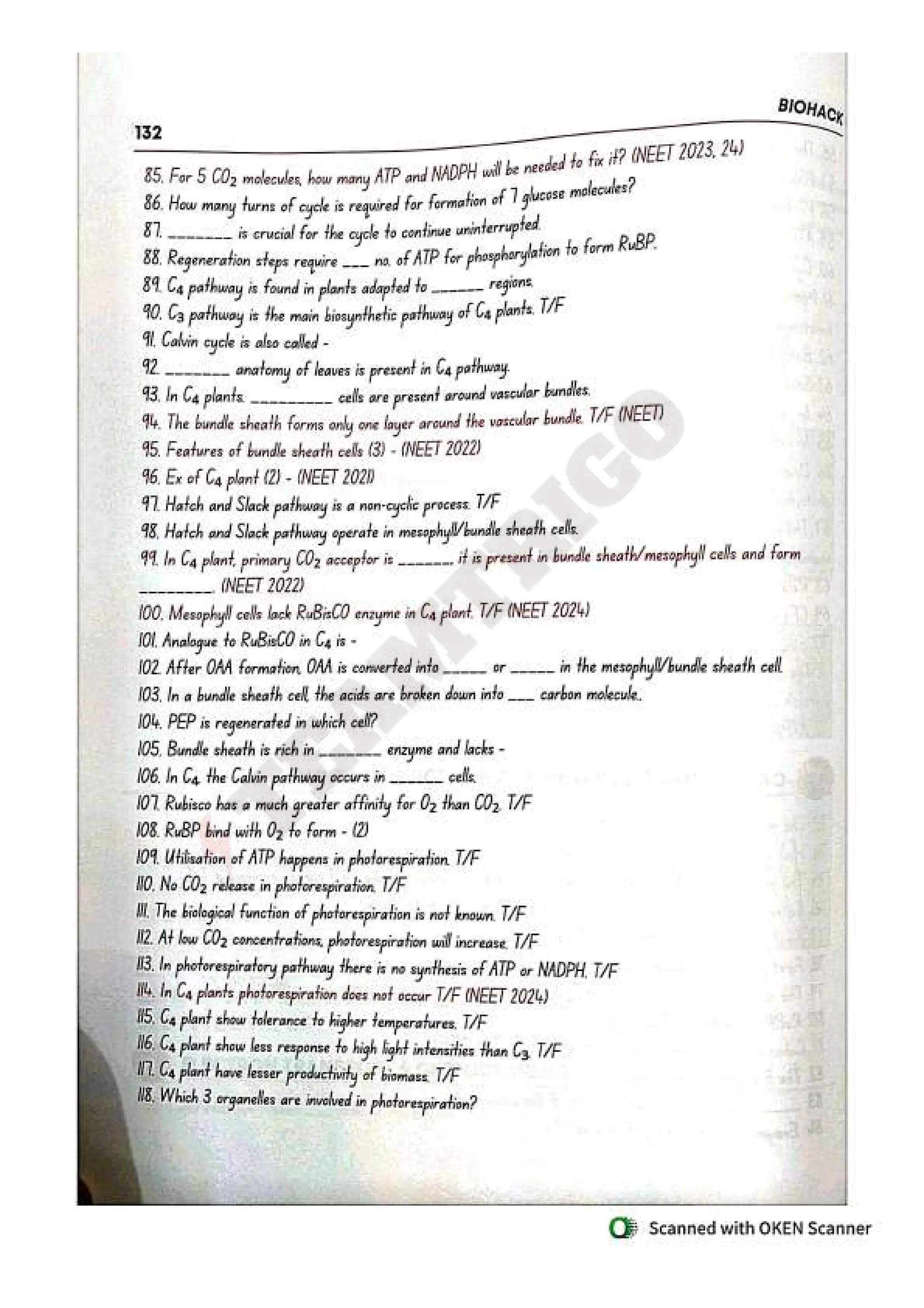 Biohack- class 11 and 12 NEET Parth Goyal