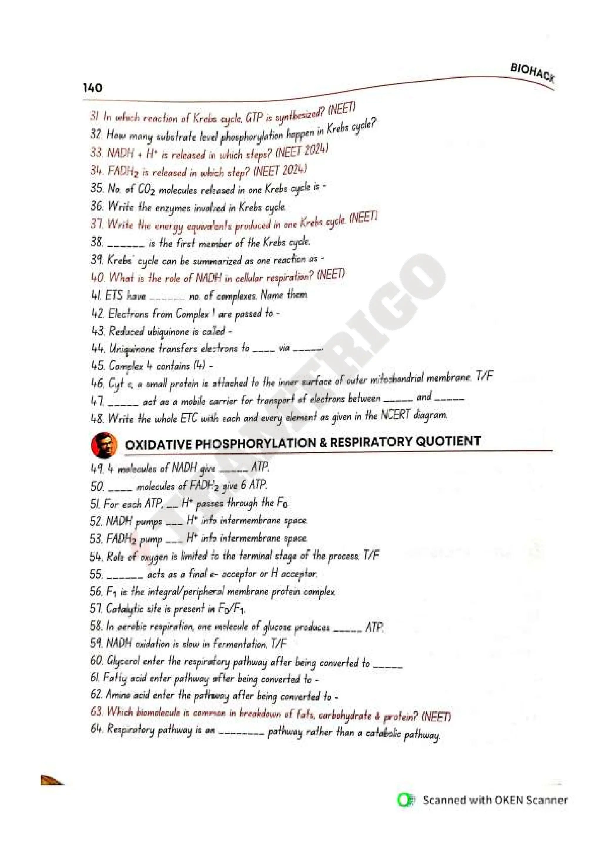 Biohack- class 11 and 12 NEET Parth Goyal